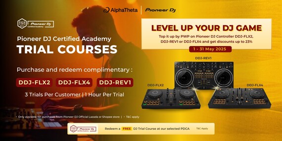Pioneer DJ Certified Academy : Term & Condition for PDCA Free Trial Redemption